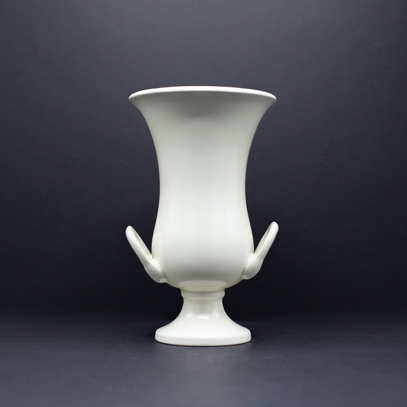 A Rare and Unusual Fulham Pottery Vase - FLORA BLACK