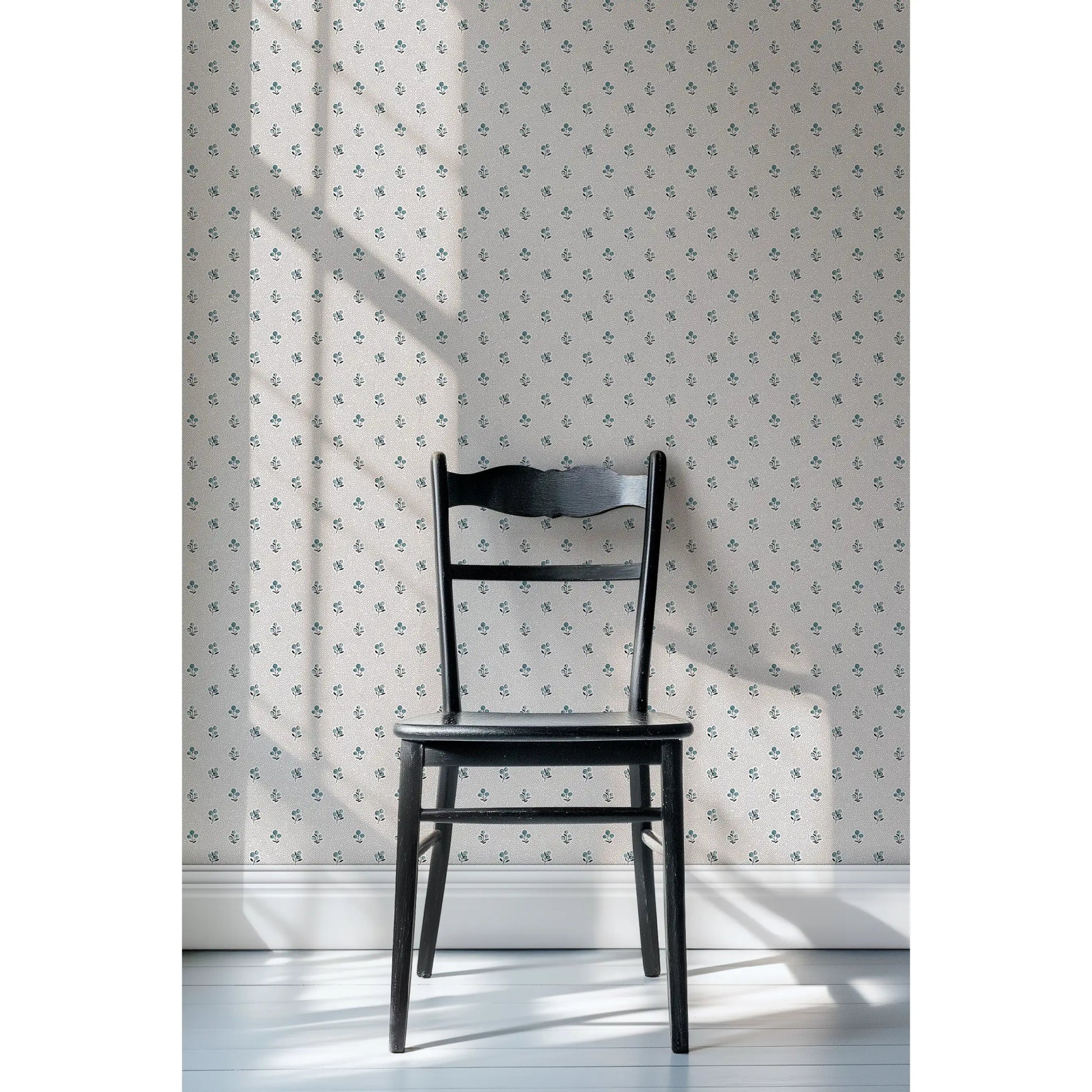 'Bobby' : Cerulean - FLORA BLACK