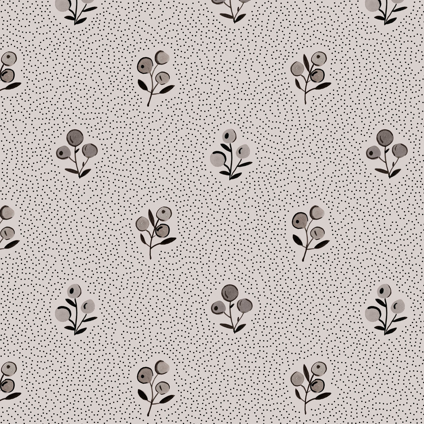 'Bobby' : Nickel - FLORA BLACK