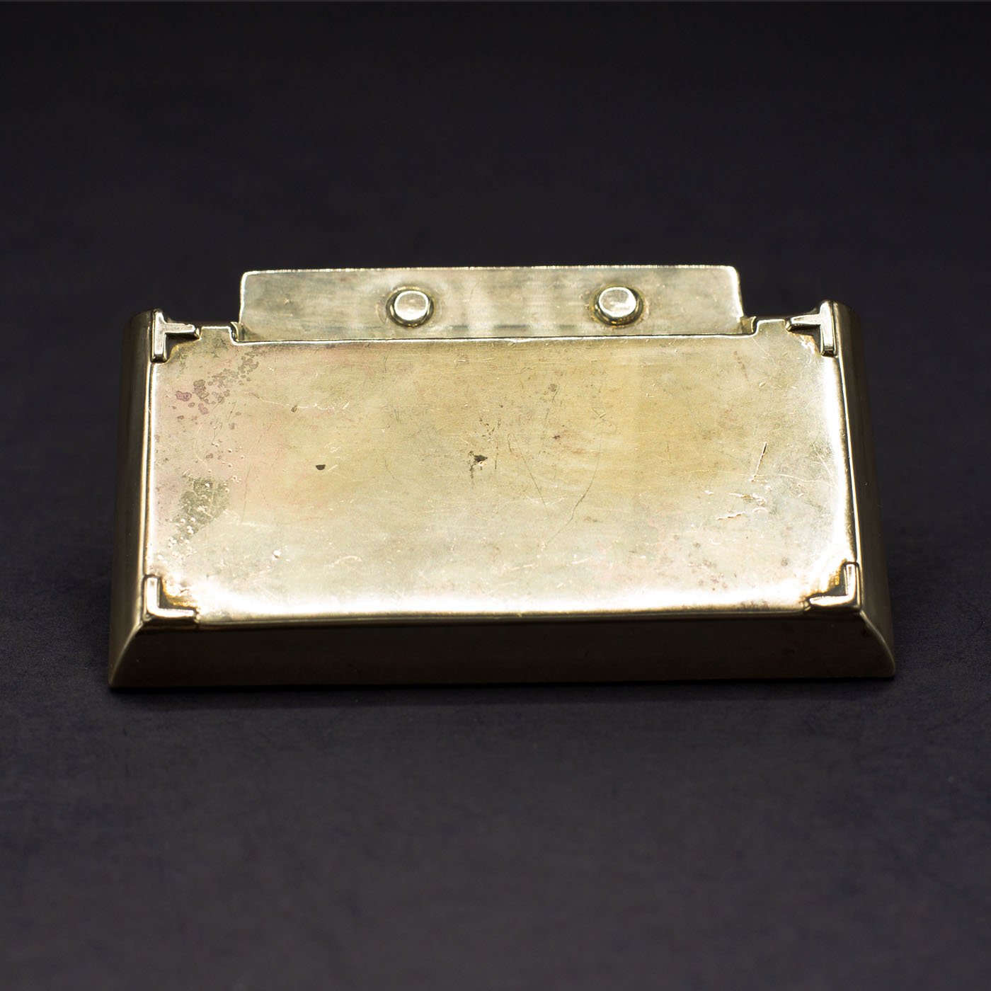 Brass Terrier Pin Dish - FLORA BLACK