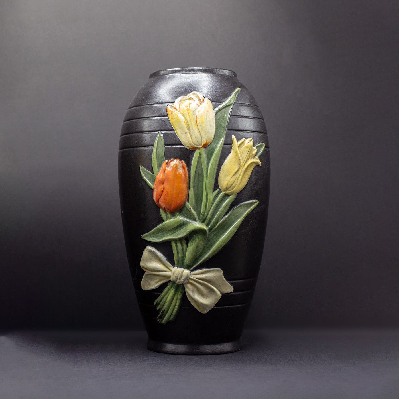Brentleigh Ware Tulip Vase (No.2) - FLORA BLACK