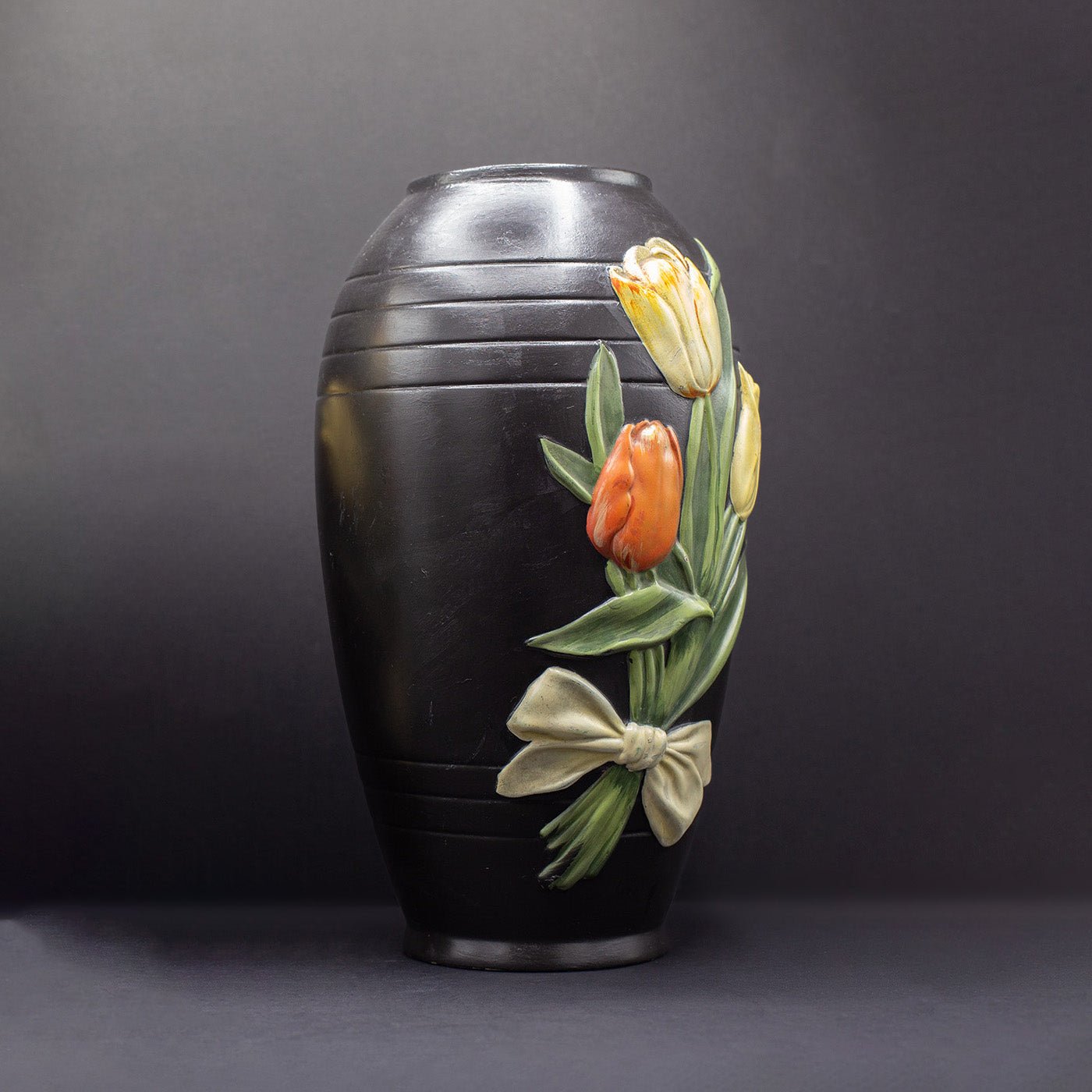 Brentleigh Ware Tulip Vase (No.2) - FLORA BLACK