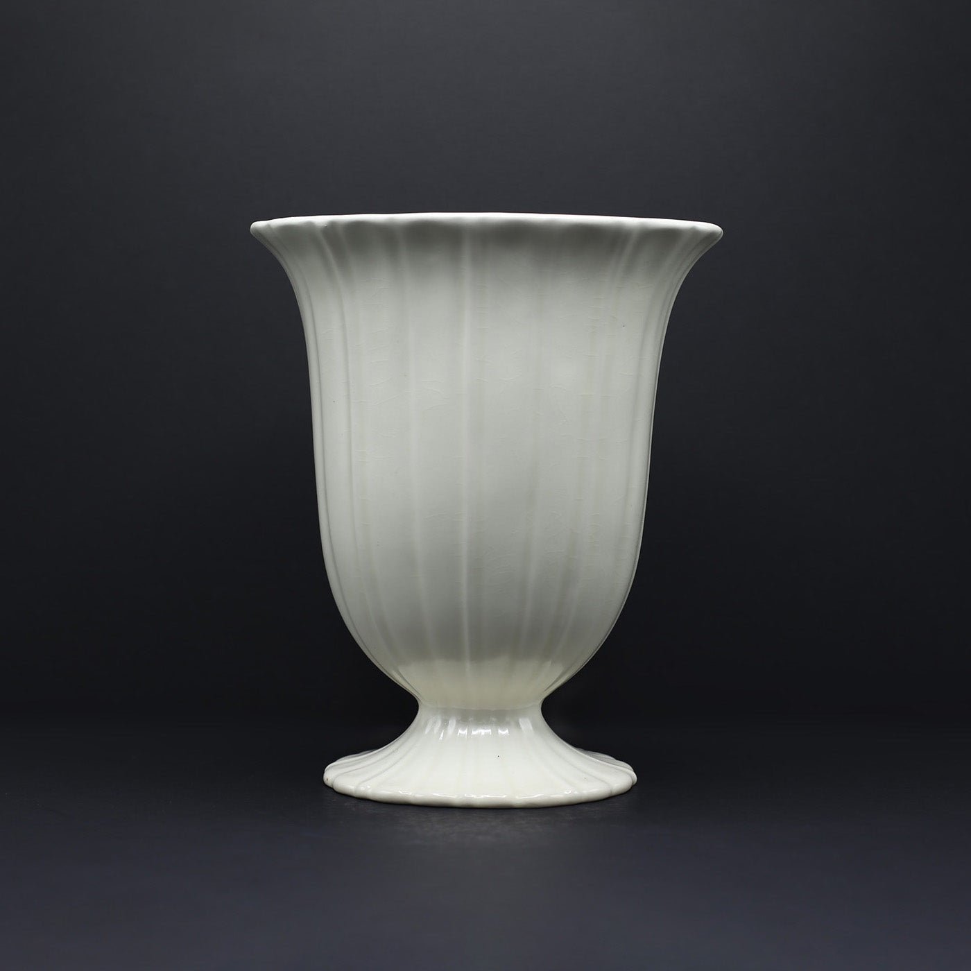 Fluted Tall Vase - FLORA BLACK