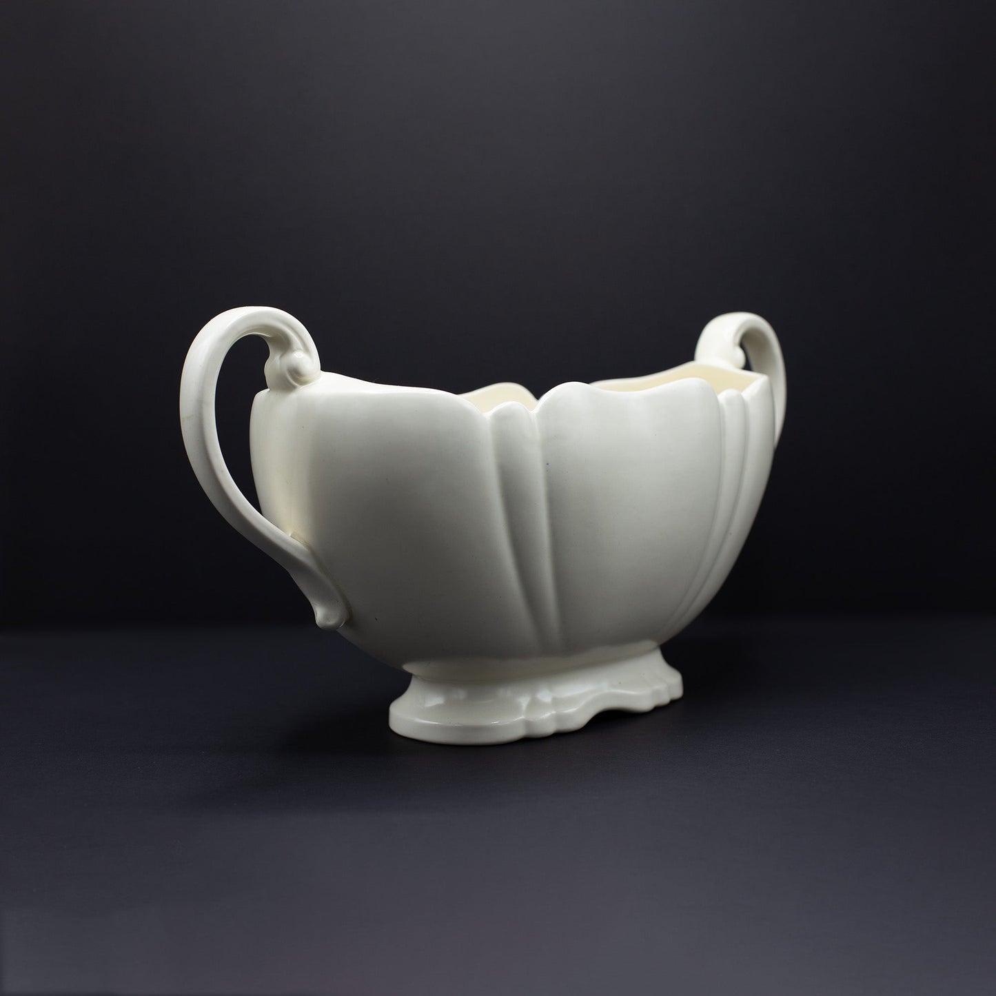 Wonderful Large Mantle Vase - FLORA BLACK