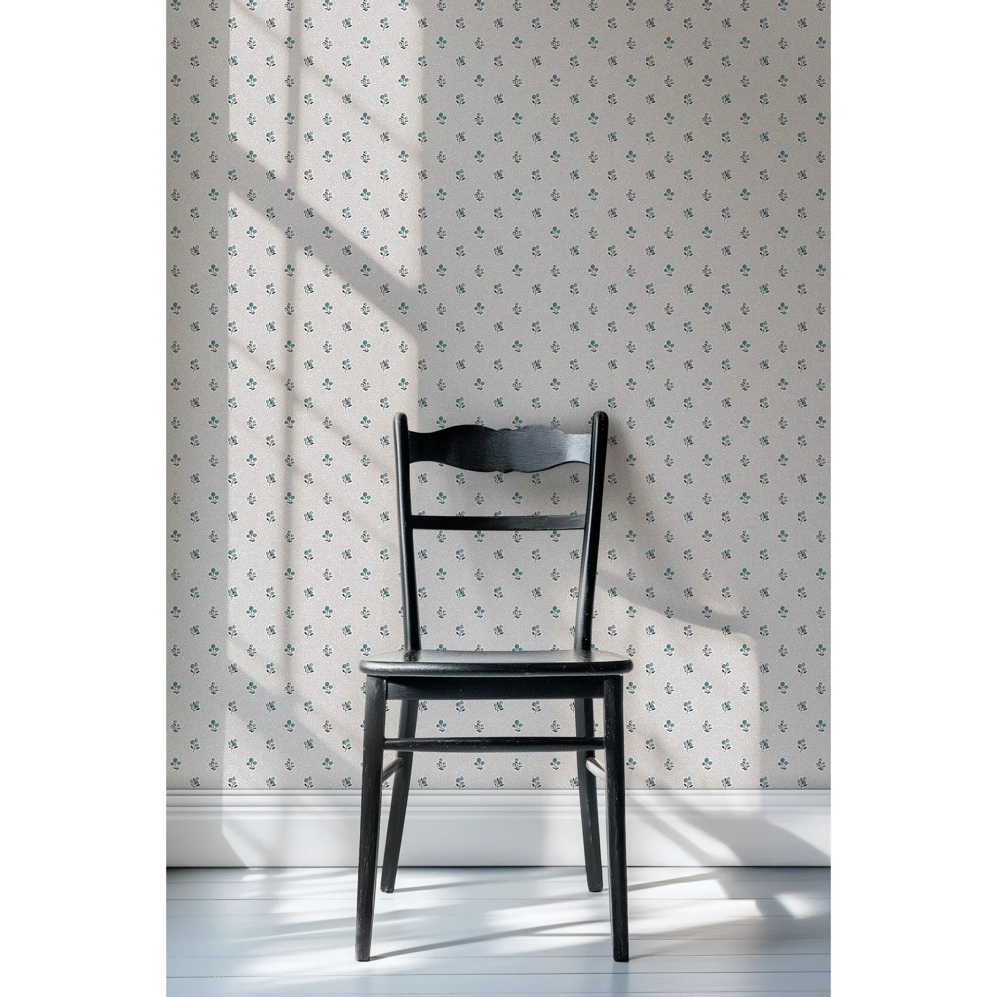 'Bobby' : Cerulean - FLORA BLACK