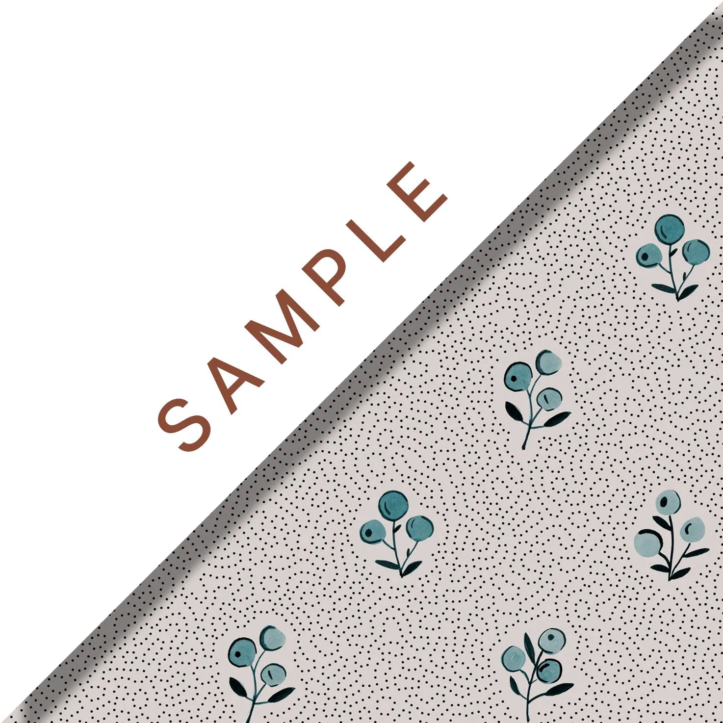 'Bobby' : Cerulean - FLORA BLACK