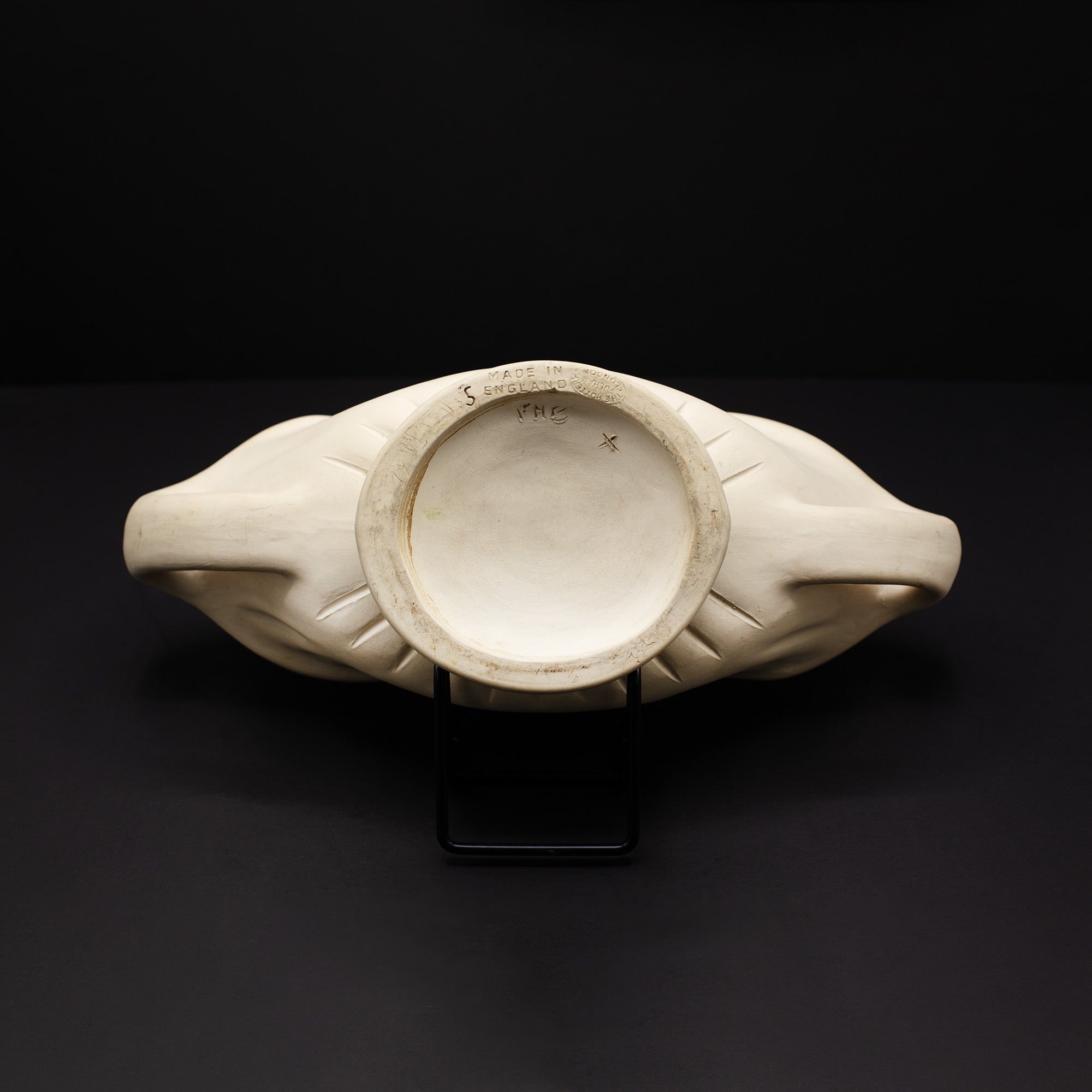 Constant Spry Fulham Pottery Mantel Vase*** - FLORA BLACK