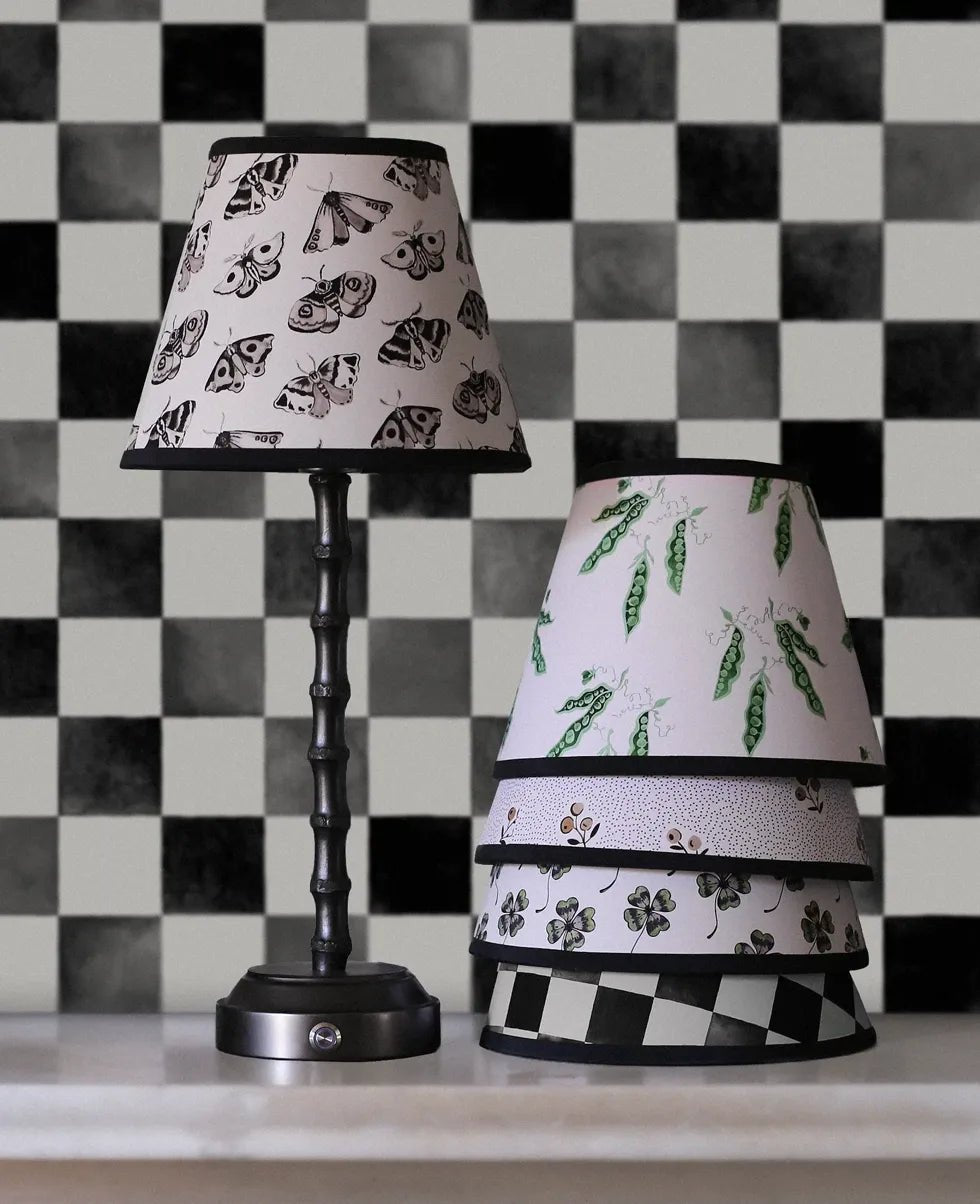 Flora Black Lamp Shade (Only) : Dusk - FLORA BLACK