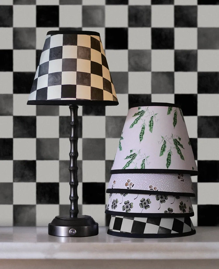 Flora Black Lamp Shade (Only) : Queens Gambit - FLORA BLACK