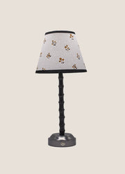 Flora Black Rechargeable Bamboo Table Lamp: Bobby - FLORA BLACK