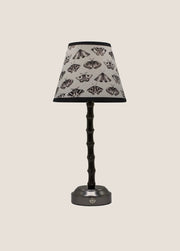 Flora Black Rechargeable Bamboo Table Lamp: Dusk - FLORA BLACK