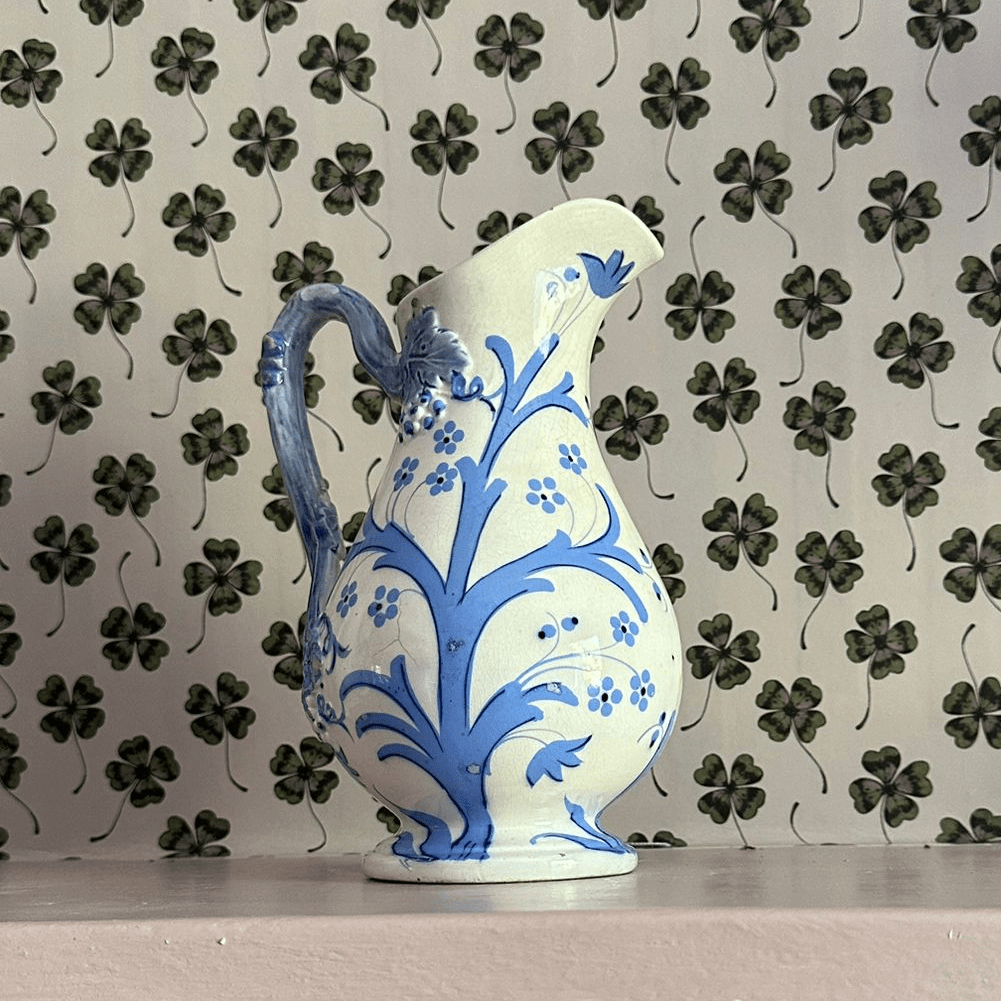 Glasgow Jug (Blue and white) - FLORA BLACK