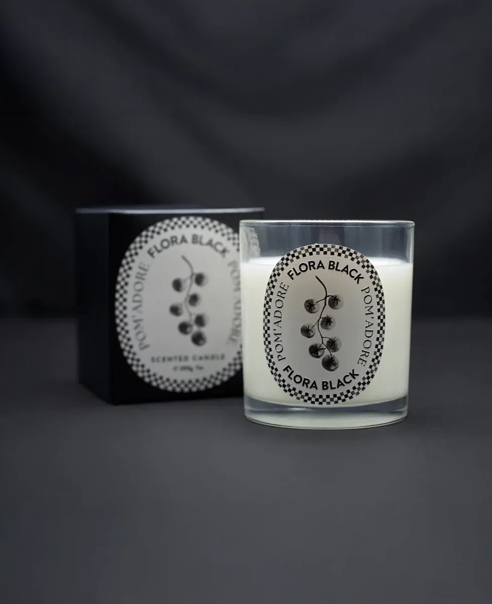 Pom'Adore by Flora Black : 200g Scented Candle - FLORA BLACK