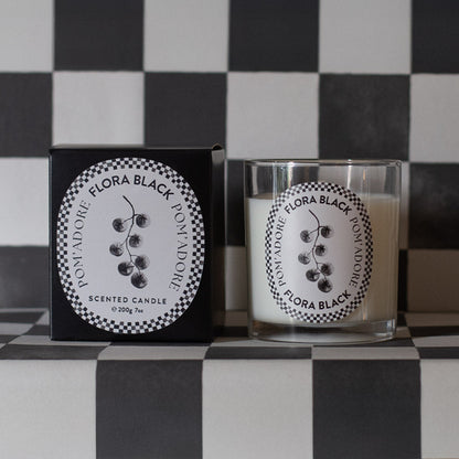 Pom'Adore by Flora Black : 200g Scented Candle - FLORA BLACK