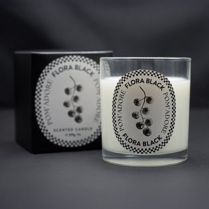 Pom'Adore by Flora Black : 200g Scented Candle - FLORA BLACK
