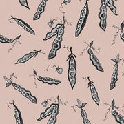 'Pretty Peas' : Slipper - FLORA BLACK