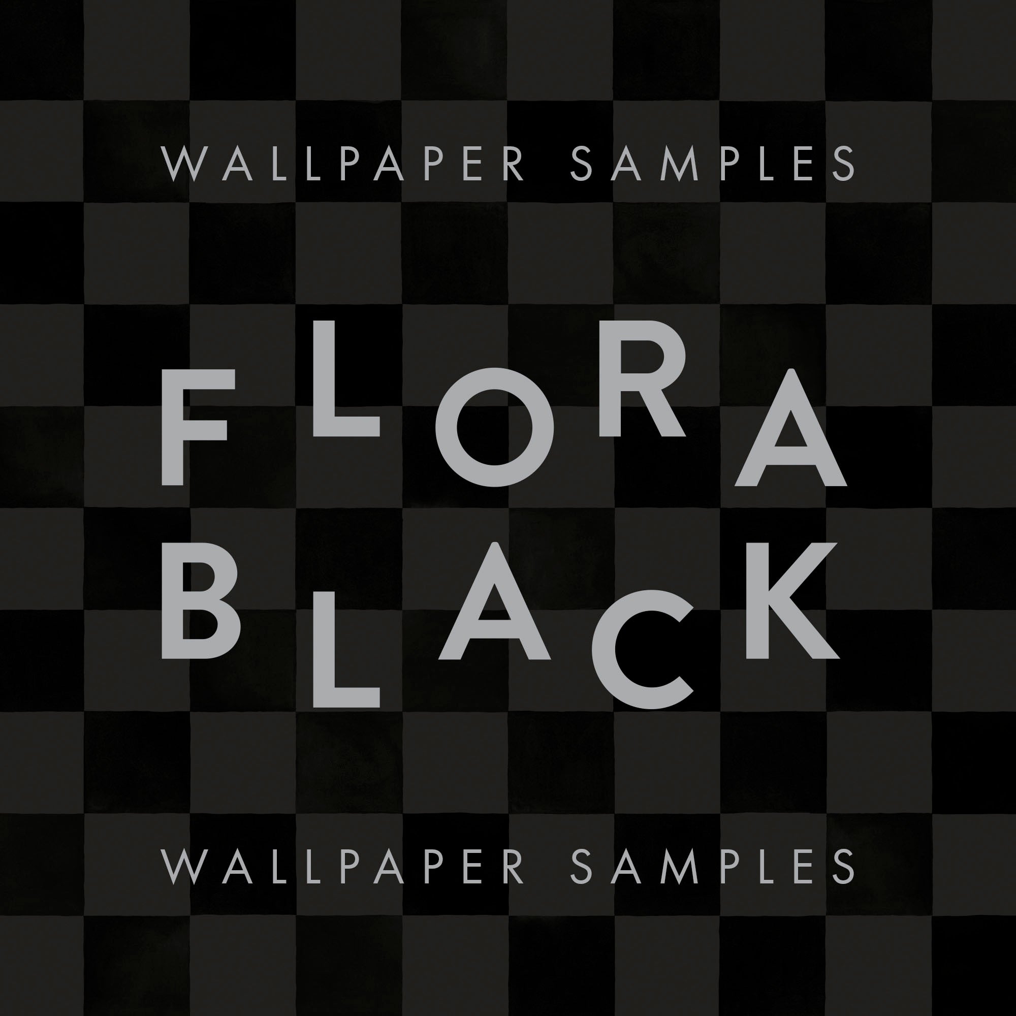 Wallpaper Samples - FLORA BLACK