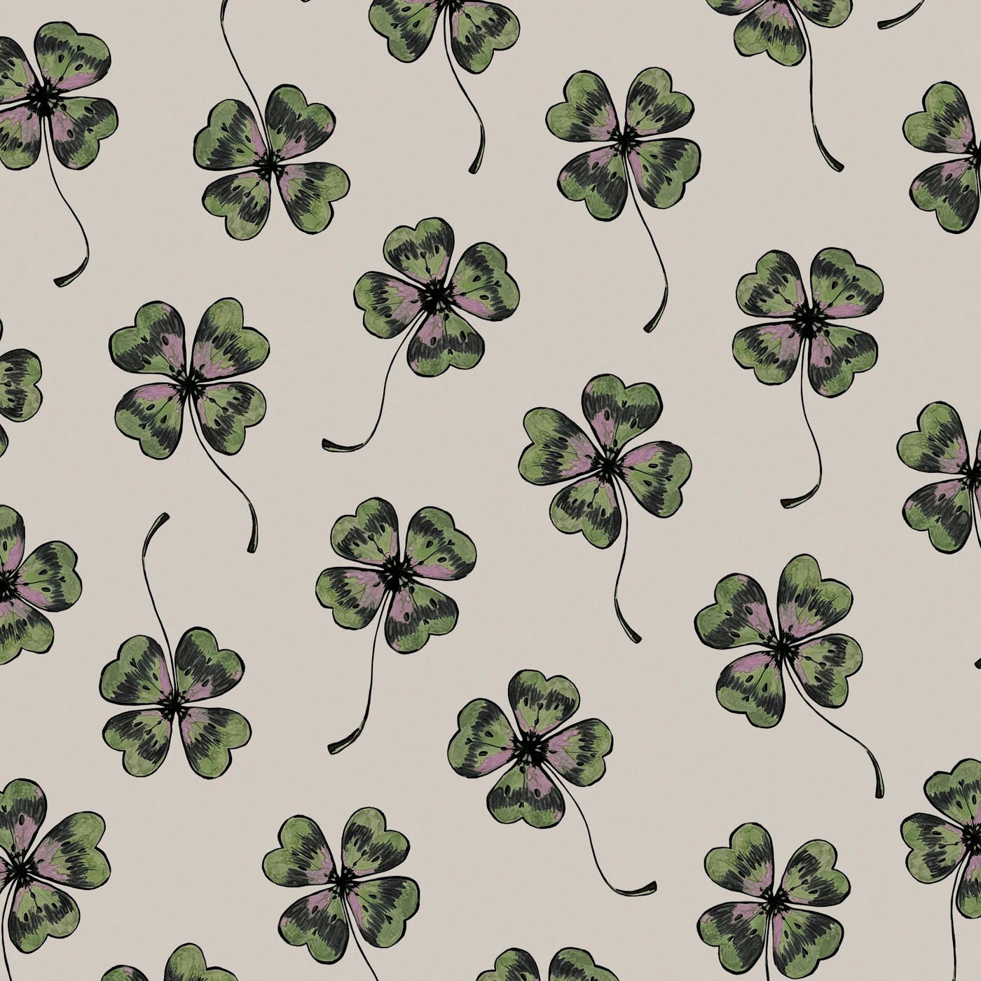 Wallpaper Samples - FLORA BLACK