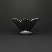 A Collectable Fulham Pottery Lotus Vase - FLORA BLACK