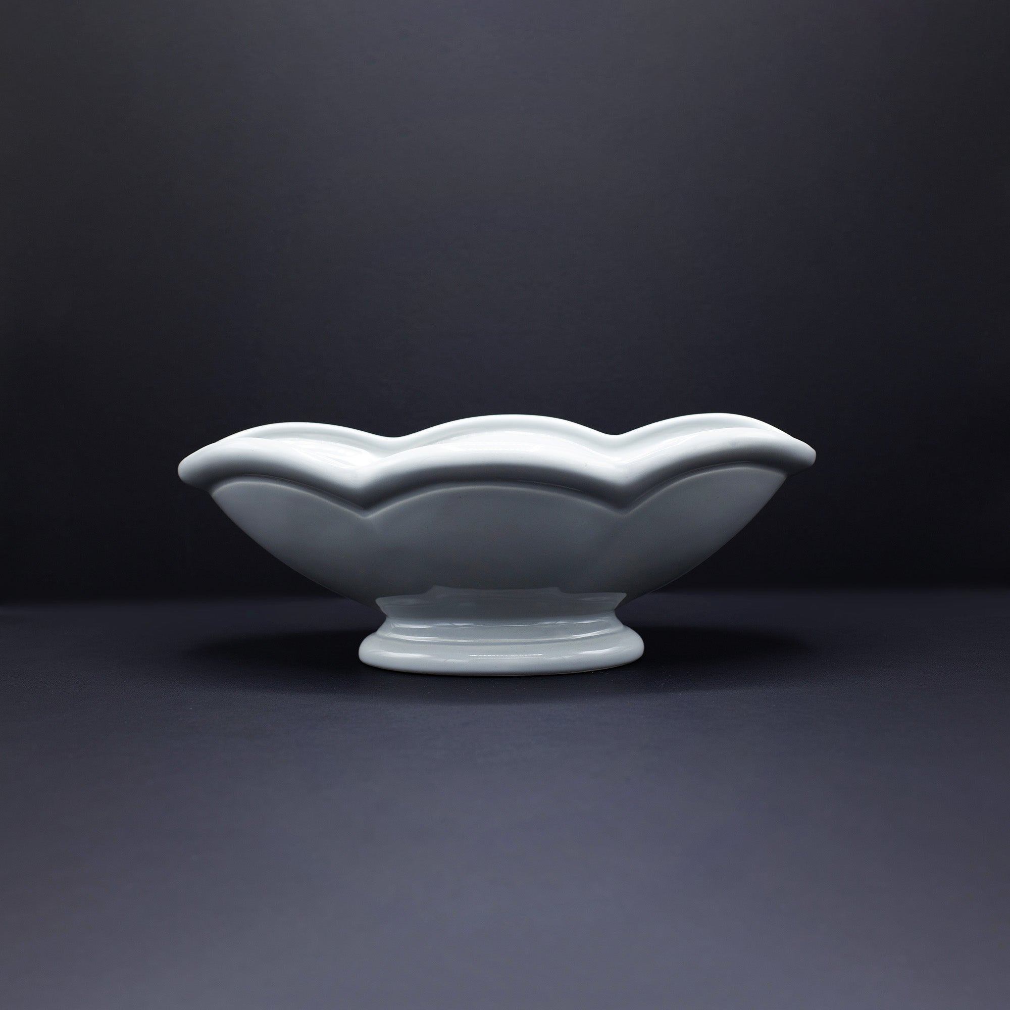 A Collectable Fulham Pottery Mantel Vase - FLORA BLACK