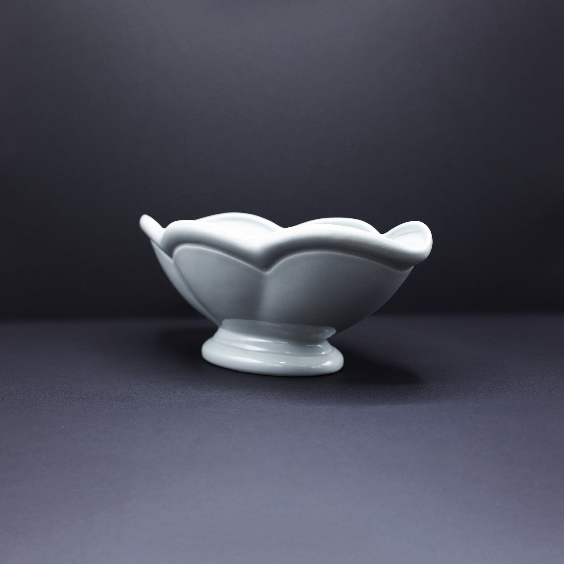 A Collectable Fulham Pottery Mantel Vase - FLORA BLACK