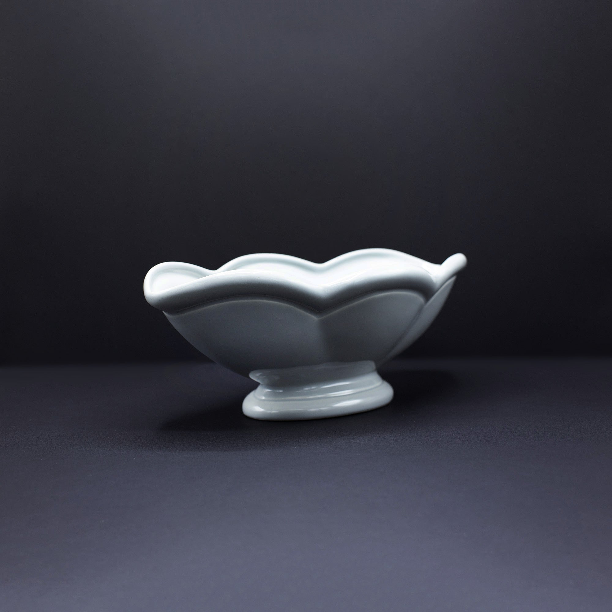 A Collectable Fulham Pottery Mantel Vase - FLORA BLACK