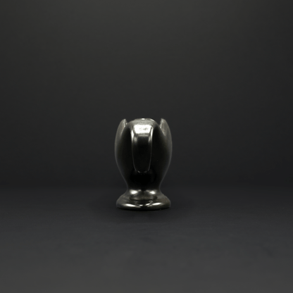 A Collectable Fulham Pottery Mantel Vase - FLORA BLACK
