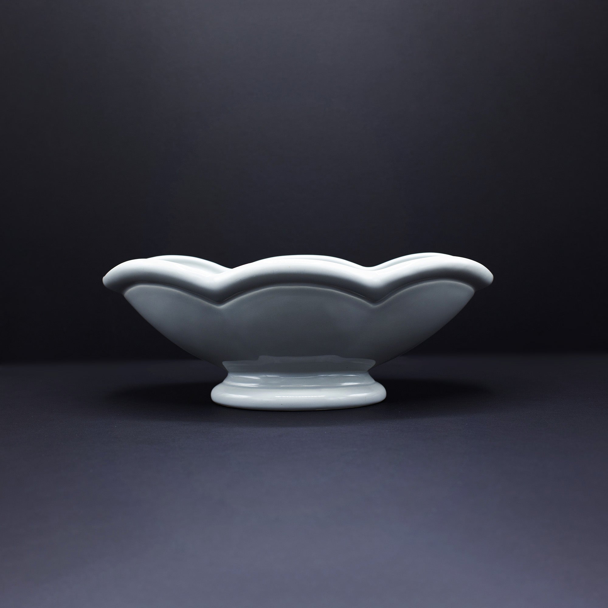 A Collectable Fulham Pottery Mantel Vase - FLORA BLACK