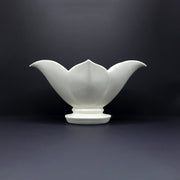 A Collectable Large Fulham Pottery Lotus Vase - FLORA BLACK