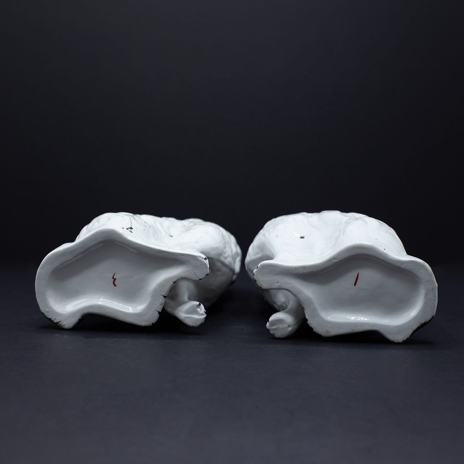 A Pair Of Very Regal Wally Dogs - FLORA BLACK