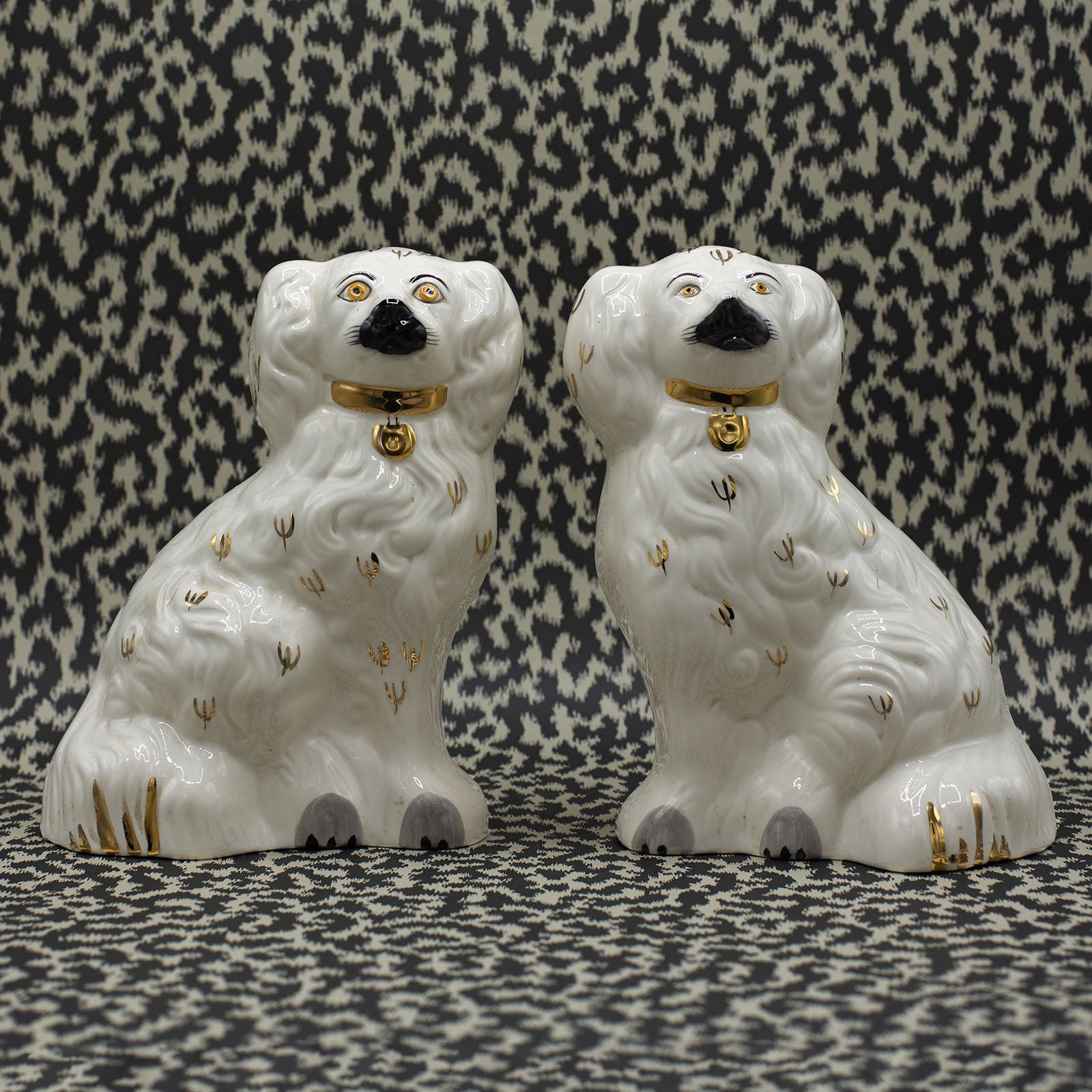 A Pair Of Wonderful Wally Dogs - FLORA BLACK