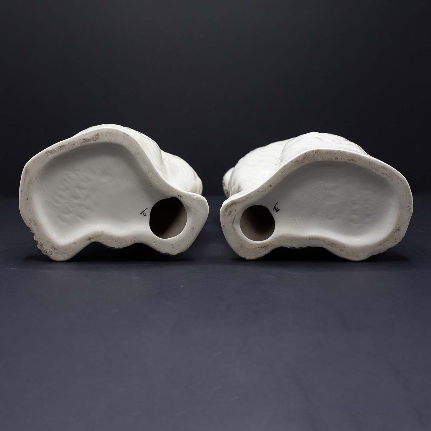 A Pair Of Wonderful Wally Dogs - FLORA BLACK