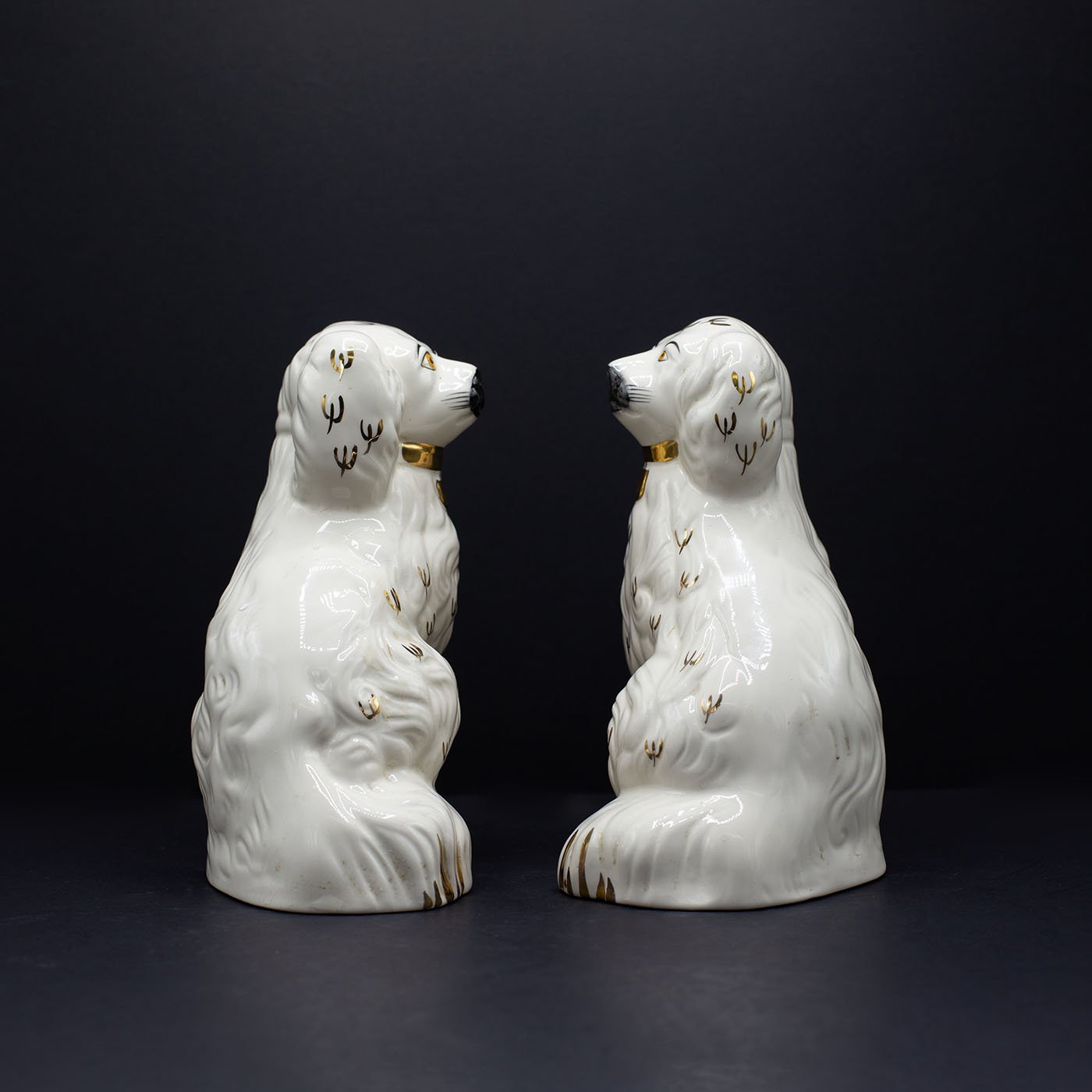 A Pair Of Wonderful Wally Dogs - FLORA BLACK