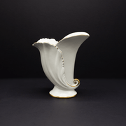 A Sweet and unusual Cornucopia vase - FLORA BLACK
