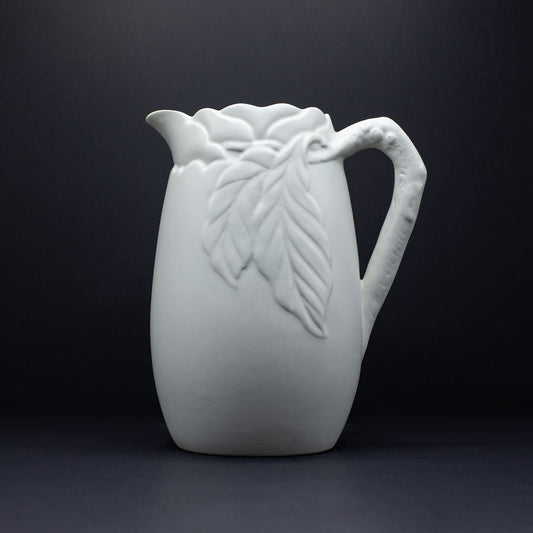 A wonderful Large Jug with Leaf Motif - FLORA BLACK