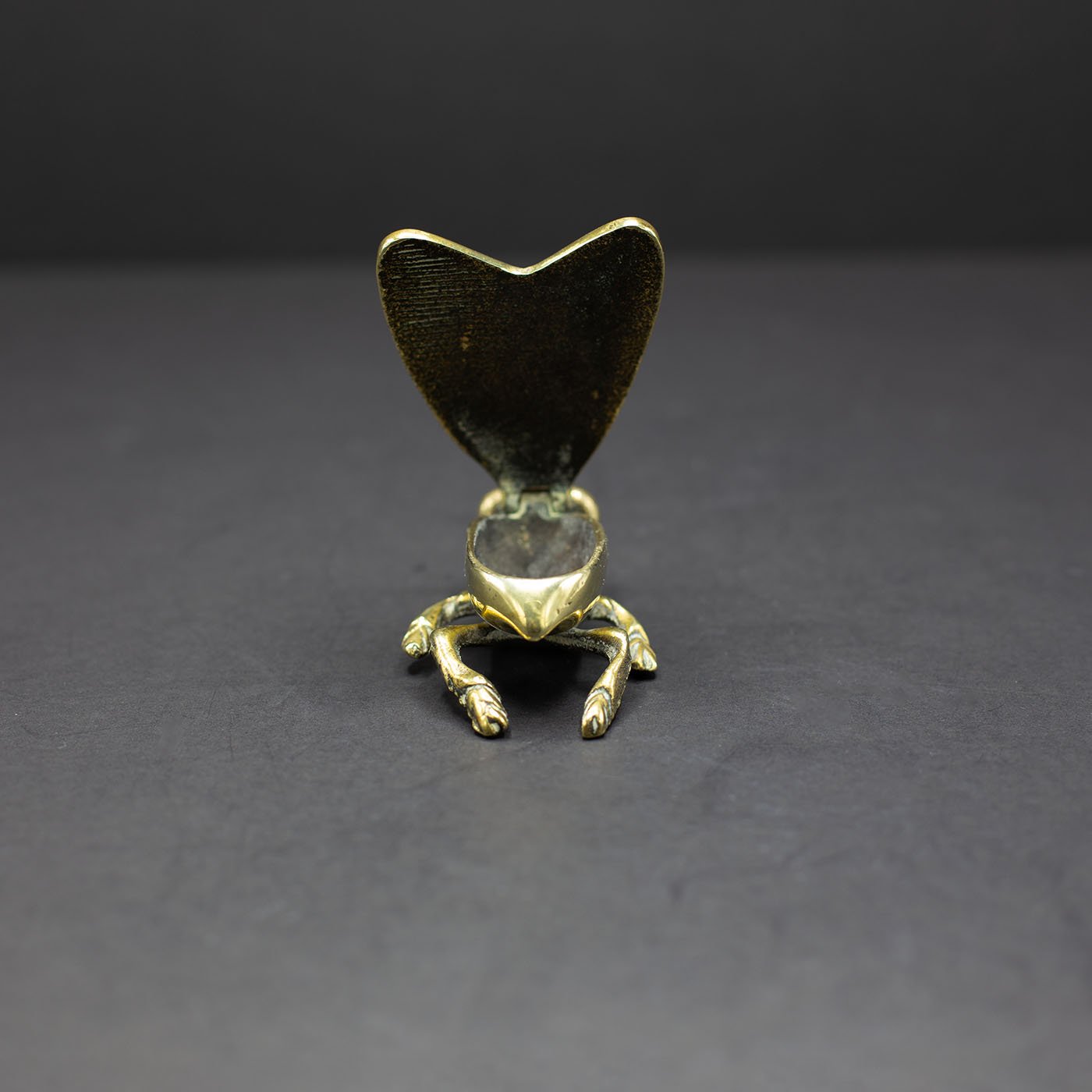 Brass Fly Ashtray / Trinket Box (No.1) - FLORA BLACK