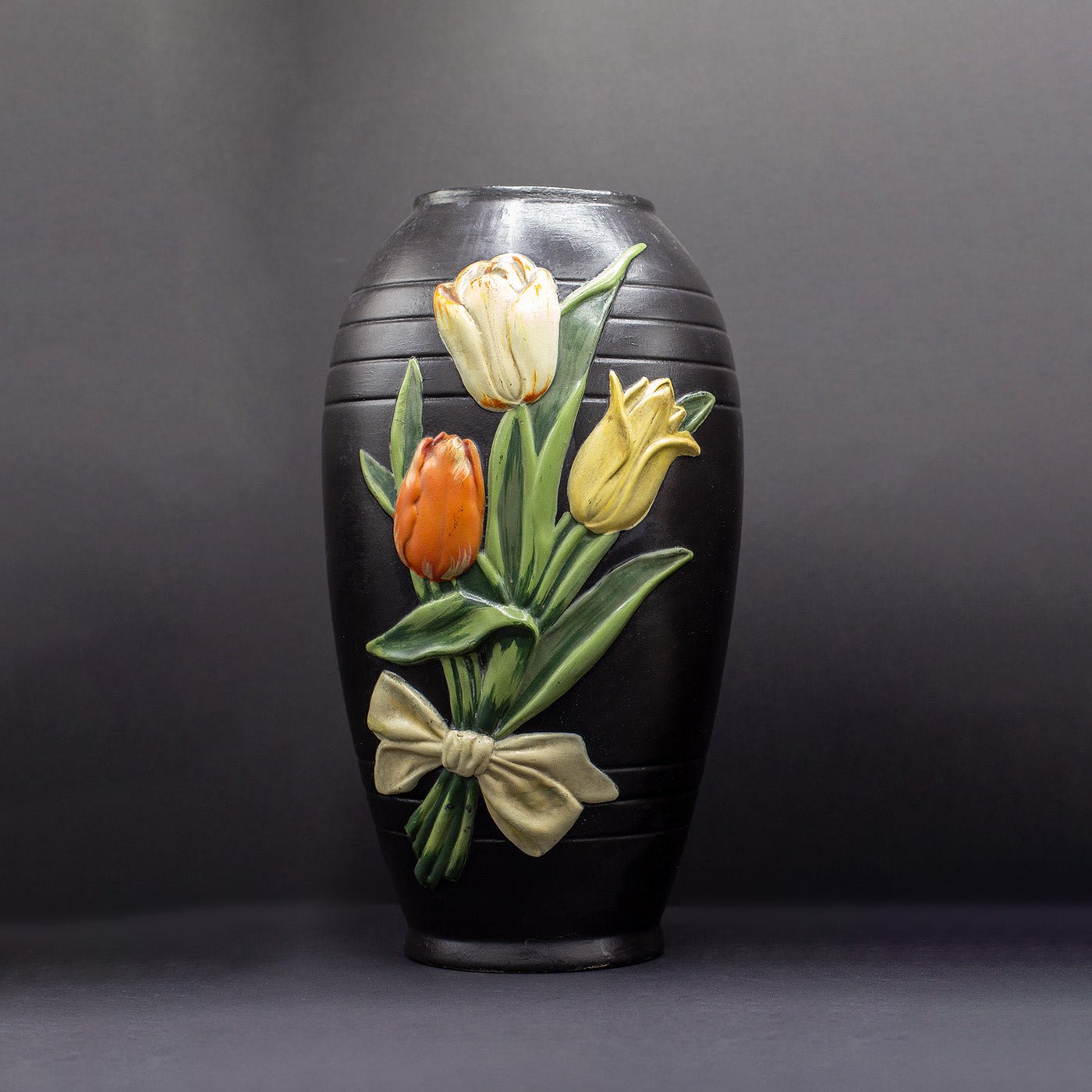 Brentleigh Ware Tulip Vase - FLORA BLACK