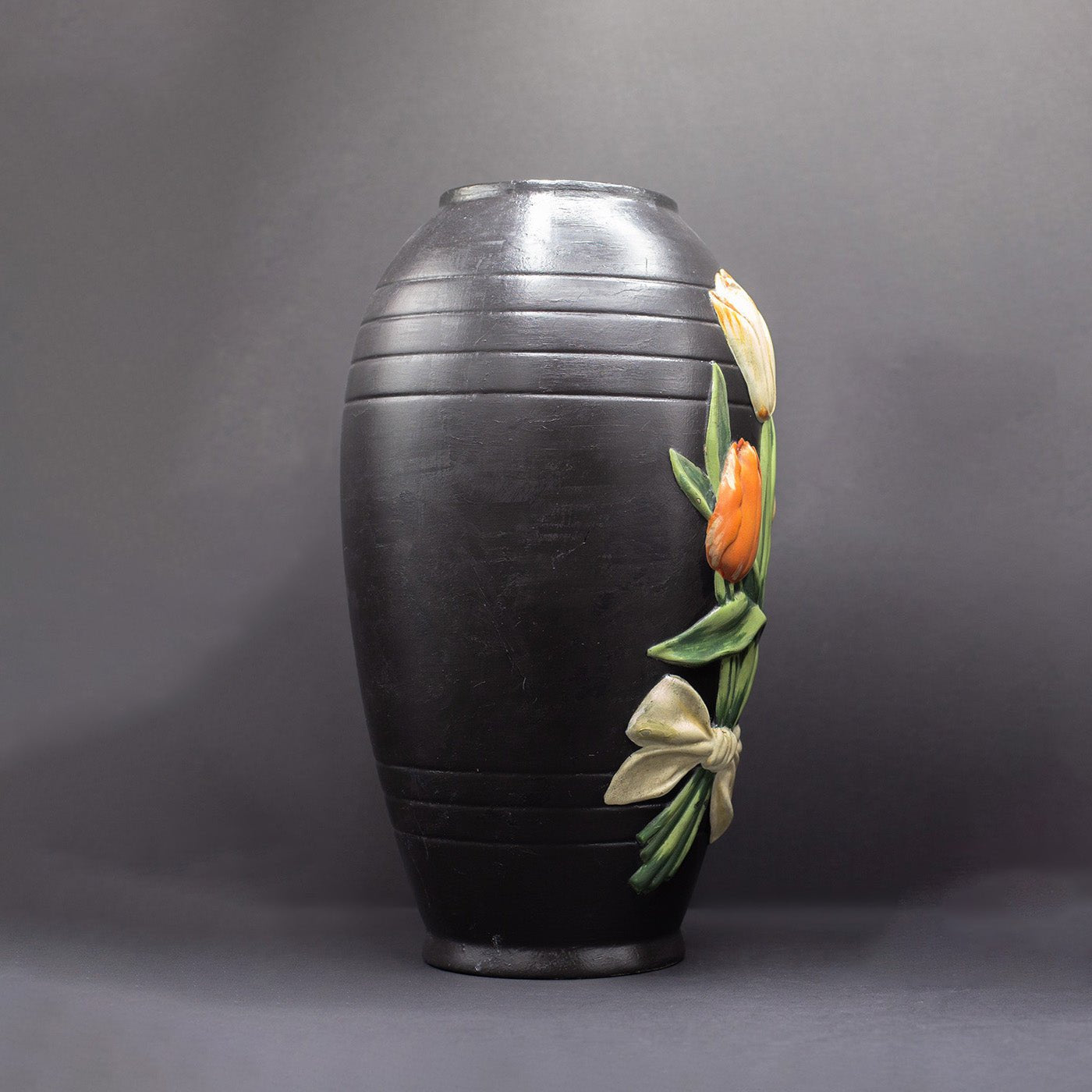 Brentleigh Ware Tulip Vase - FLORA BLACK