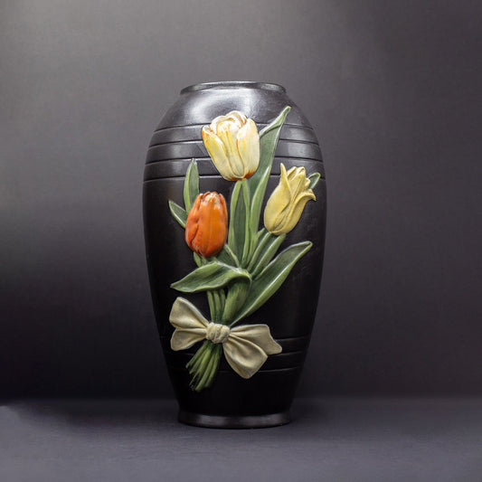 Brentleigh Ware Tulip Vase (No.2) - FLORA BLACK