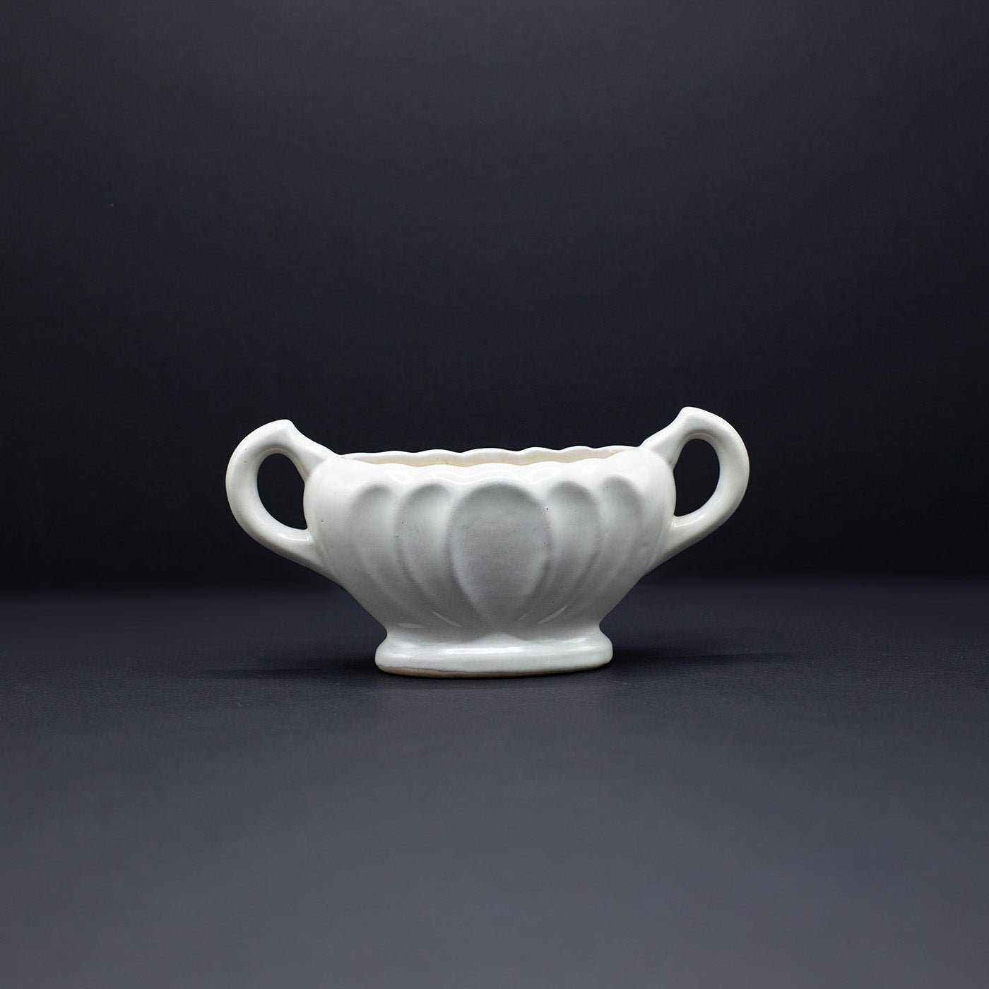 Curvaceous And Chunky Vase - FLORA BLACK