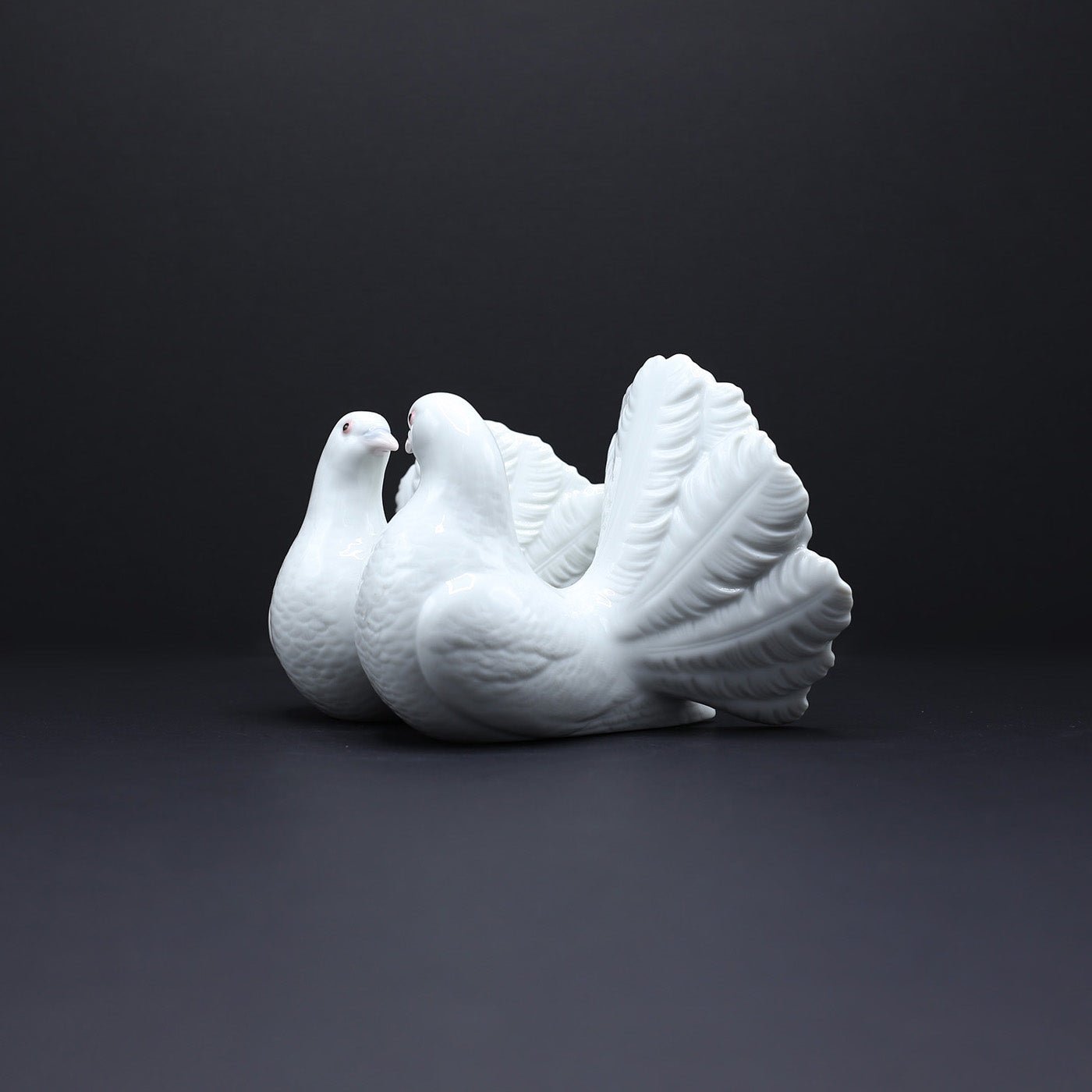 Lladro Doves - FLORA BLACK
