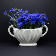 Small Mantel Vase with Upturning Handles - FLORA BLACK