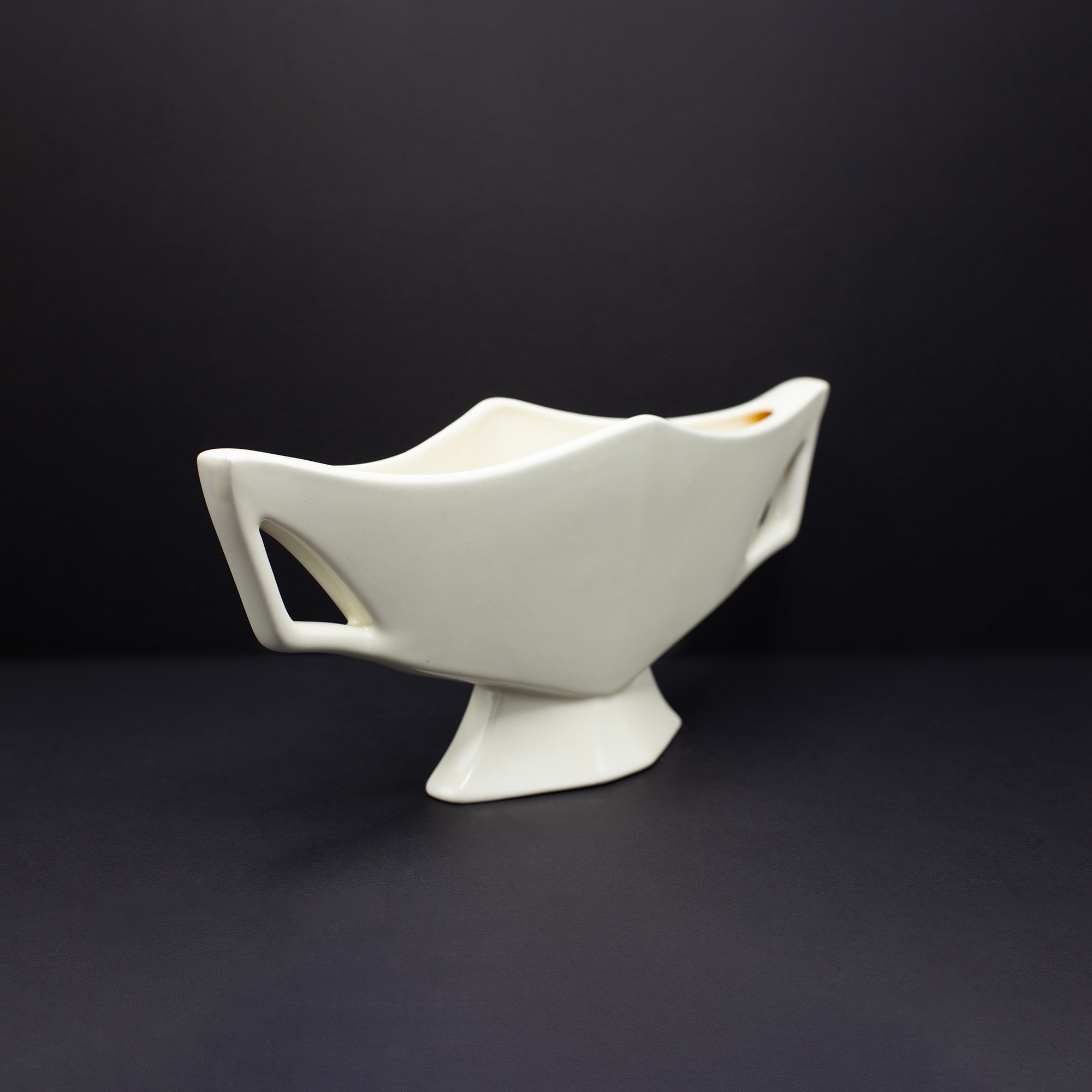 Splendid Art Deco Mantle Vase - FLORA BLACK