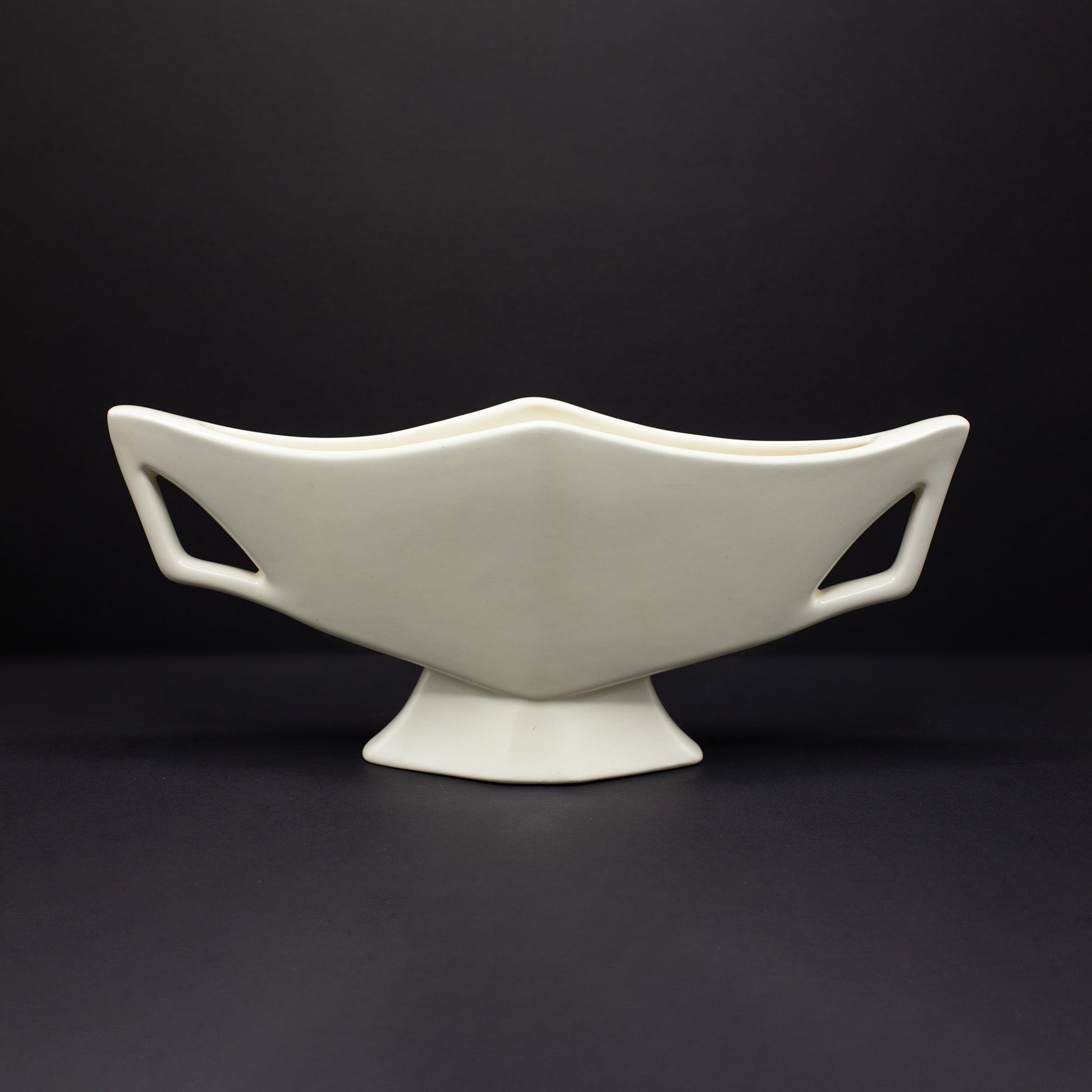Splendid Art Deco Mantle Vase - FLORA BLACK
