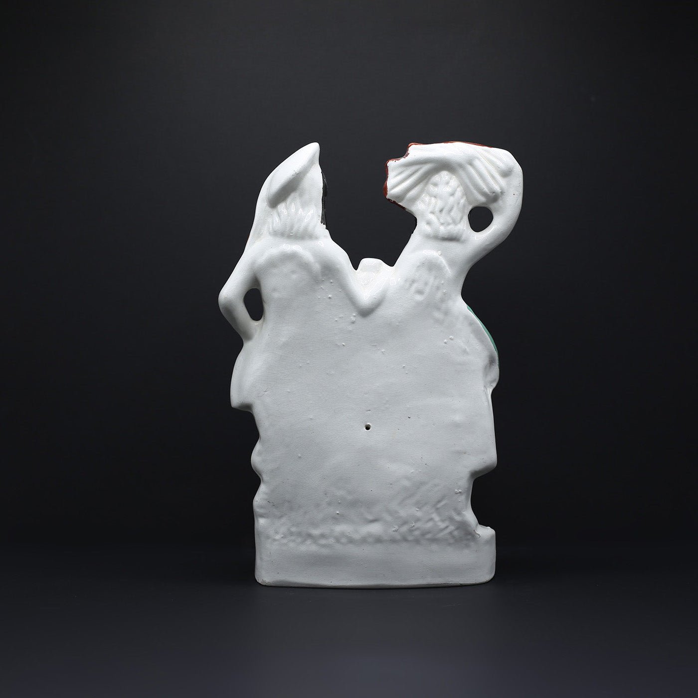 Staffordshire Flatback Courting Couple Returning From Harvest - FLORA BLACK