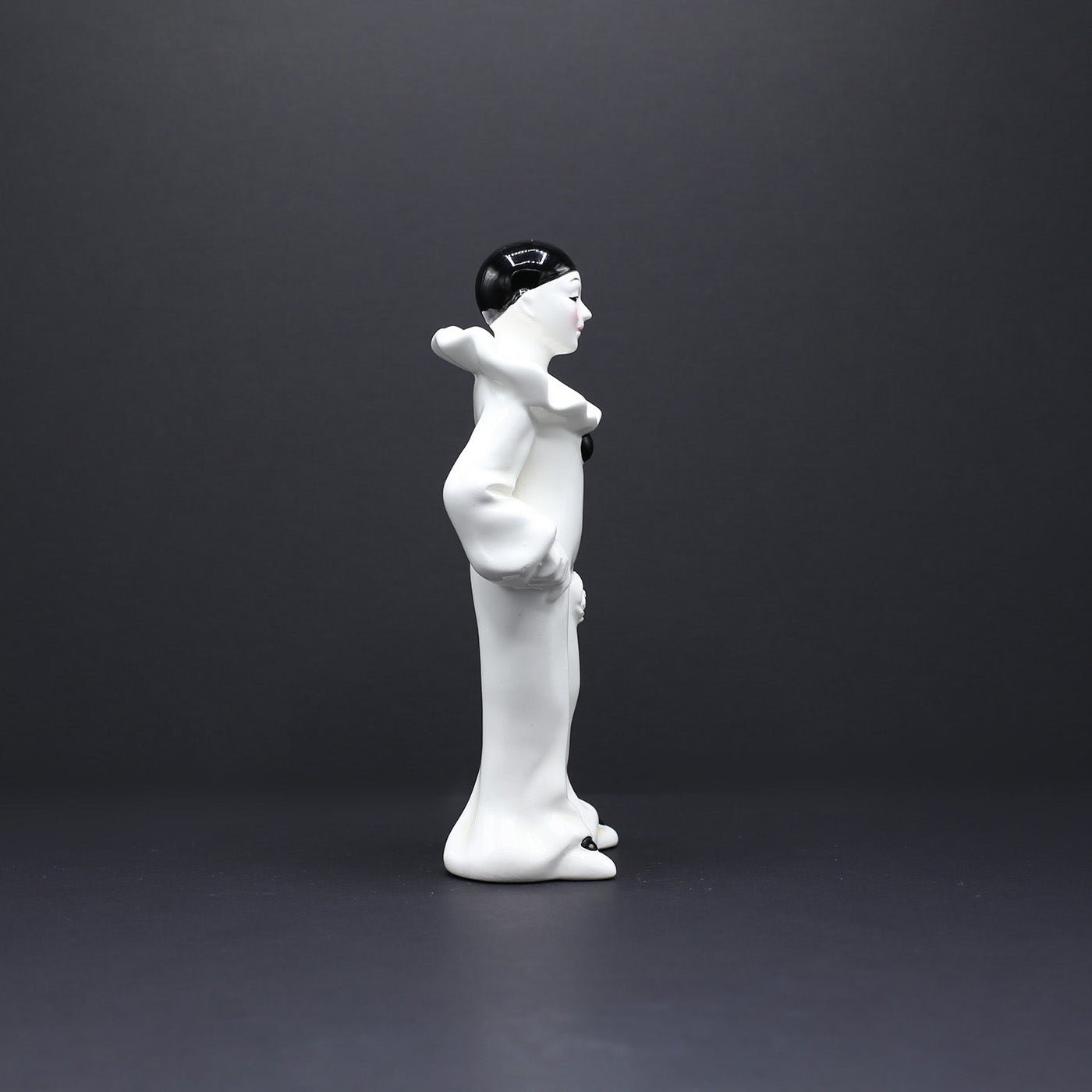 Standing Pierrot (Eyes Closed) - FLORA BLACK