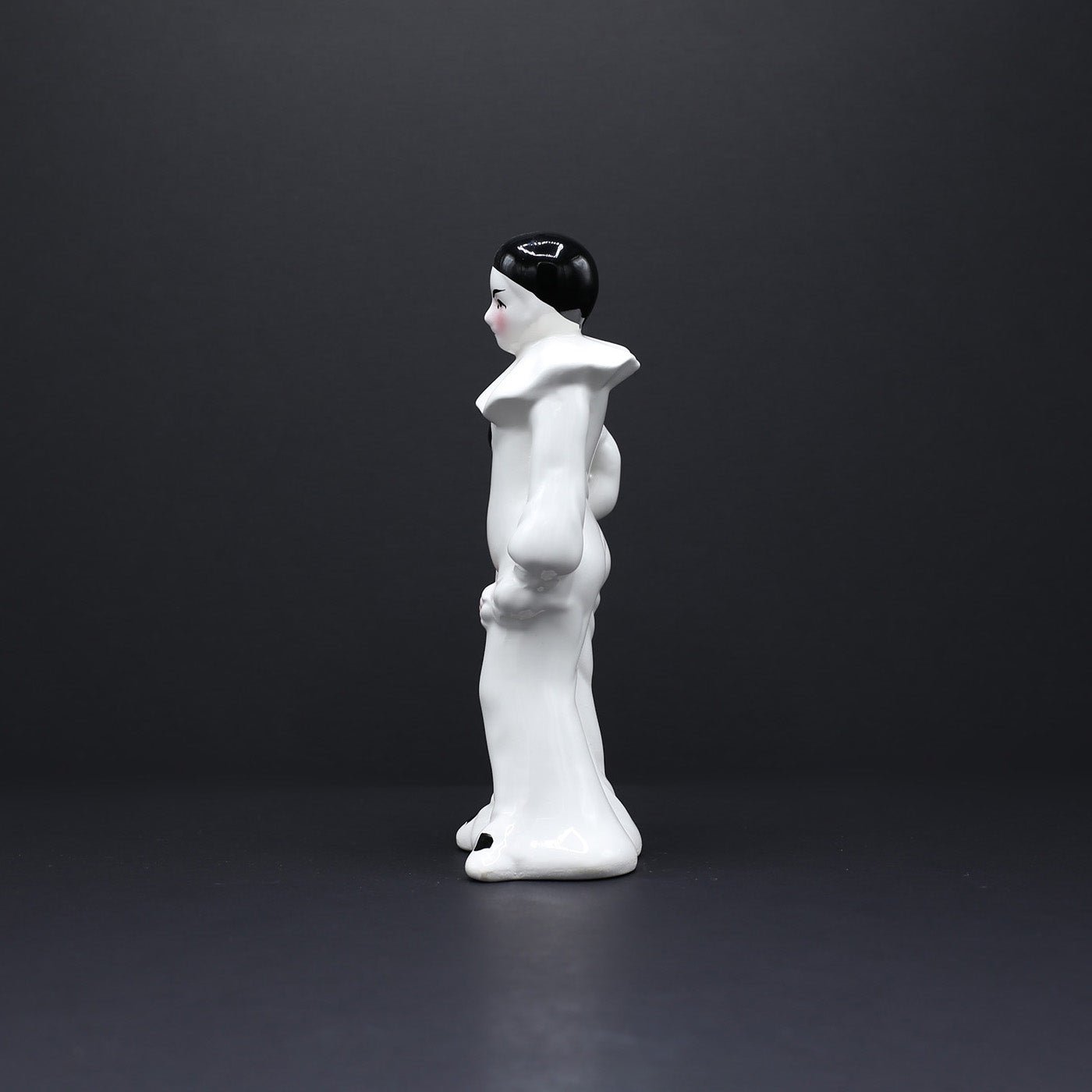 Standing Pierrot (Eyes Open) - FLORA BLACK