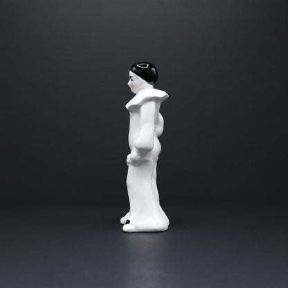 Standing Pierrot (Eyes Open) - FLORA BLACK