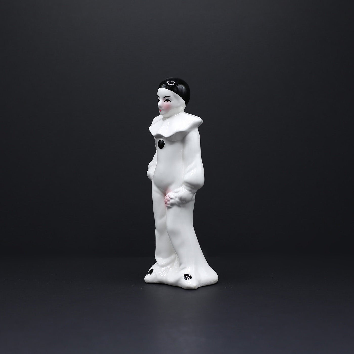 Standing Pierrot (Eyes Open) - FLORA BLACK