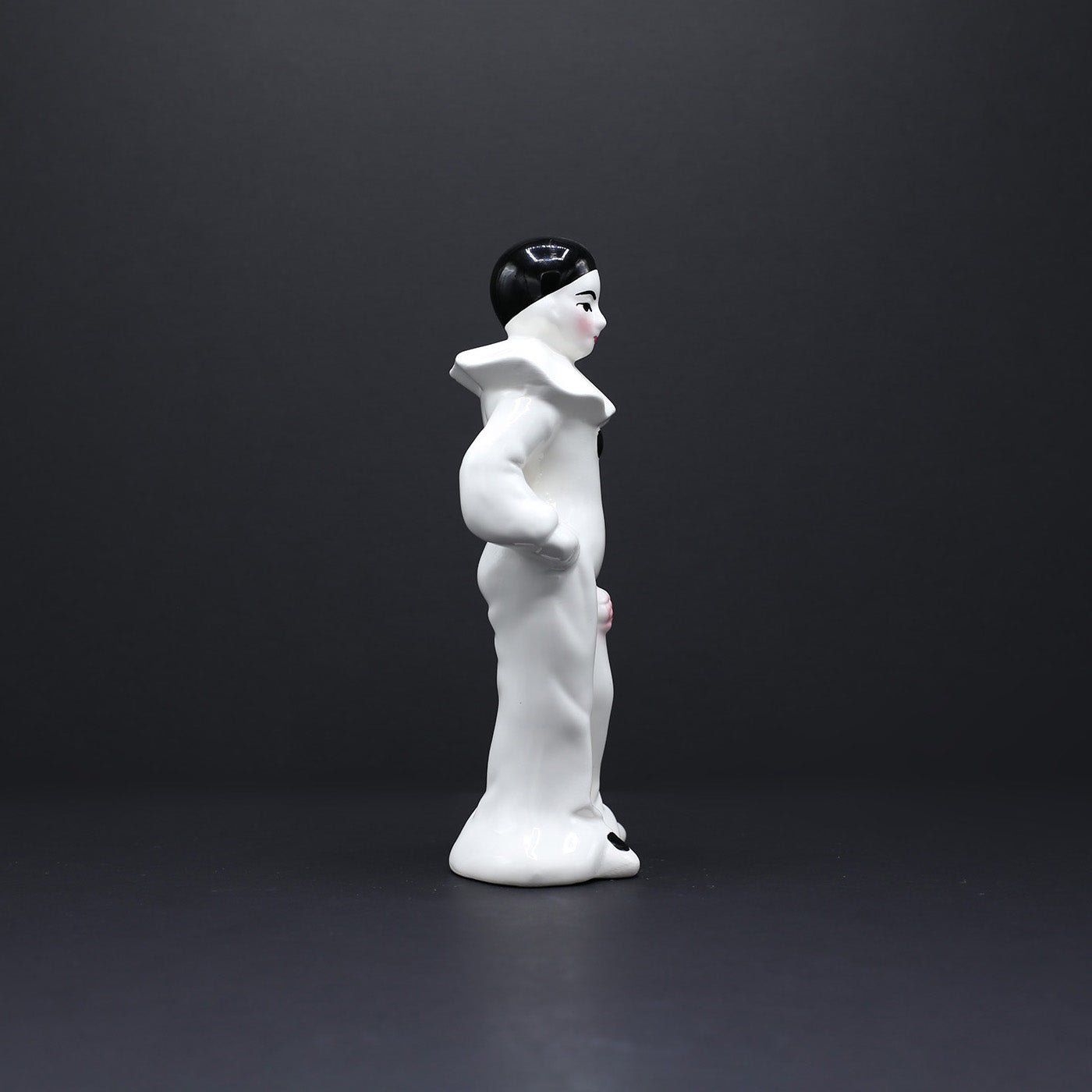 Standing Pierrot (Eyes Open) - FLORA BLACK
